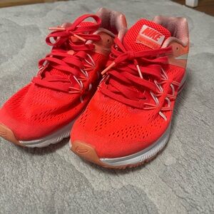 Nike Women’s Athletic Running Shoes in Coral Red